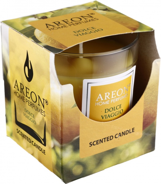 Свеча ароматическая Areon Dolce Viaggio 120 г 
