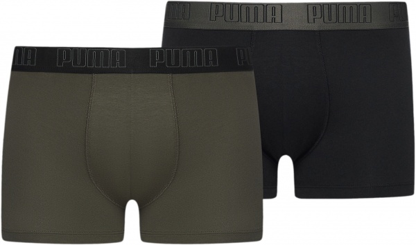 Трусы Puma BASIC TRUNK 2P FOREST 93501538 р.M разноцветный