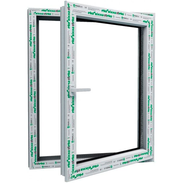 Окно поворотно-откидное Steko S300 58 800x1000 мм правое