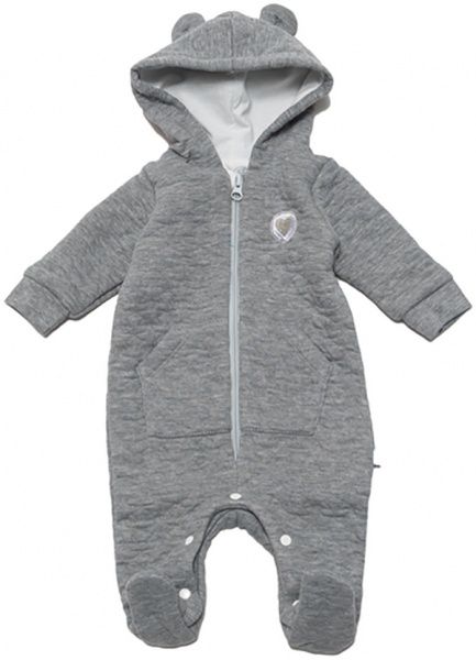 Комбінезон Фламінго для дівчаток р.62 темно-сірий 053-804 