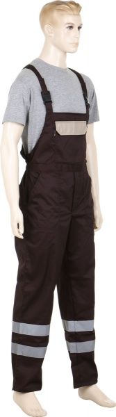 Полукомбинезон рабочий Торнадо Дакар (5-6) р. 48-50 коричневый с бежевым