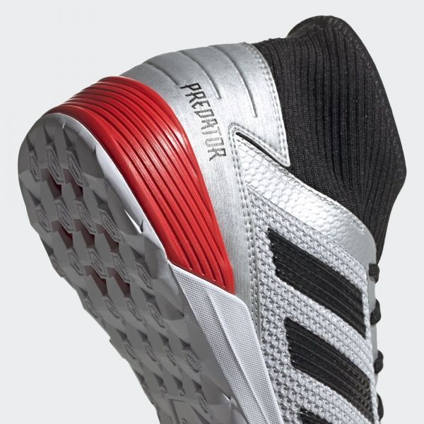 Бутси Adidas PREDATOR 19.3 IN F35614 р. UK 8,5 сріблястий