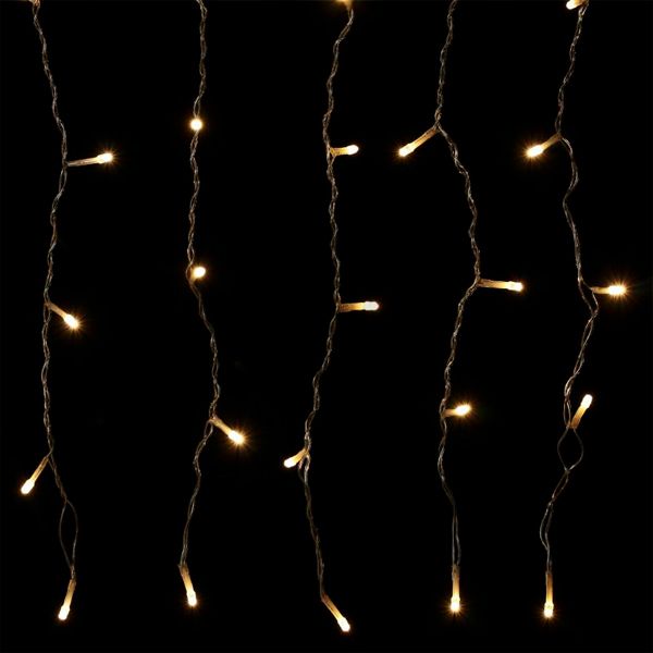 Гирлянда-штора LED 270 ламп 1x2.7 м белая