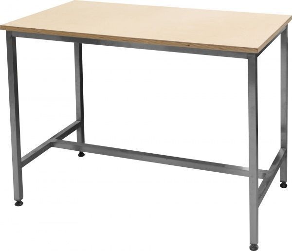 Стол производственный для мучных изделий Tehma 1200x600x850 мм нержавеющая стальфанера