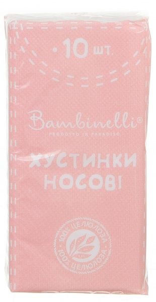 Носовые платочки в коробке Bambinelli 10 шт.