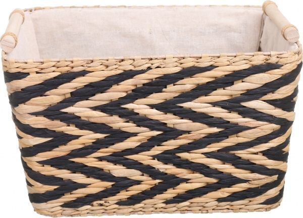 Кошик плетений Tony Bridge Basket з текстилем 43х31х26 см BXF20-5A-1 