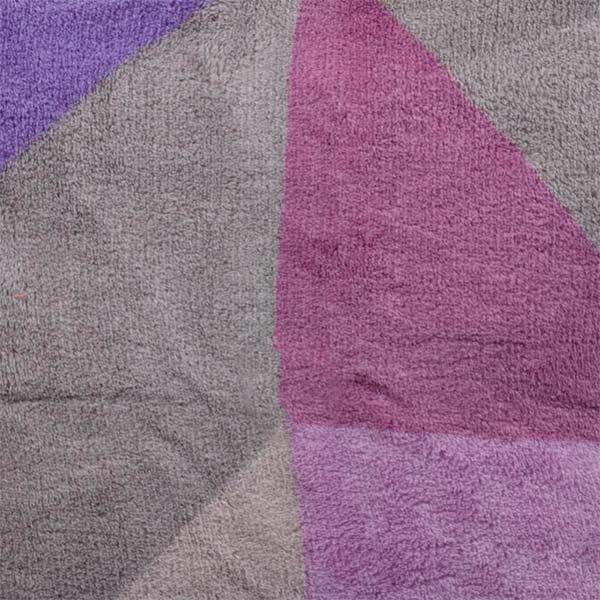 Плед мікрофібра Underprice Геометрія фіолетова 200x220 см