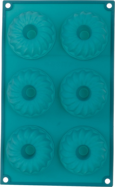 Форма для кексов Magic Ring с втулкой 32х18х2 см бирюза Flamberg Smart Kitchen