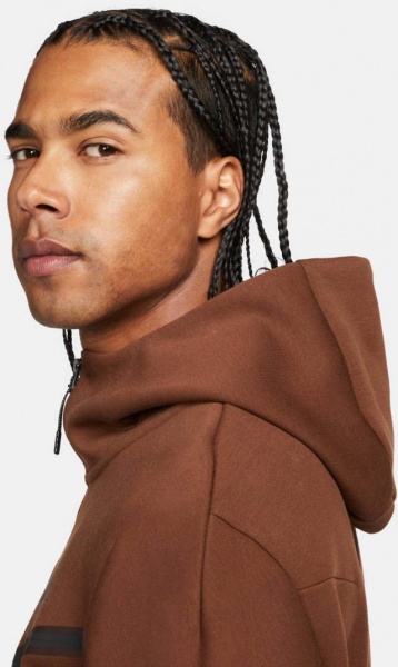 Джемпер Nike TCH FLC HOODIE FZ WR CU4489-259 р. XL коричневий