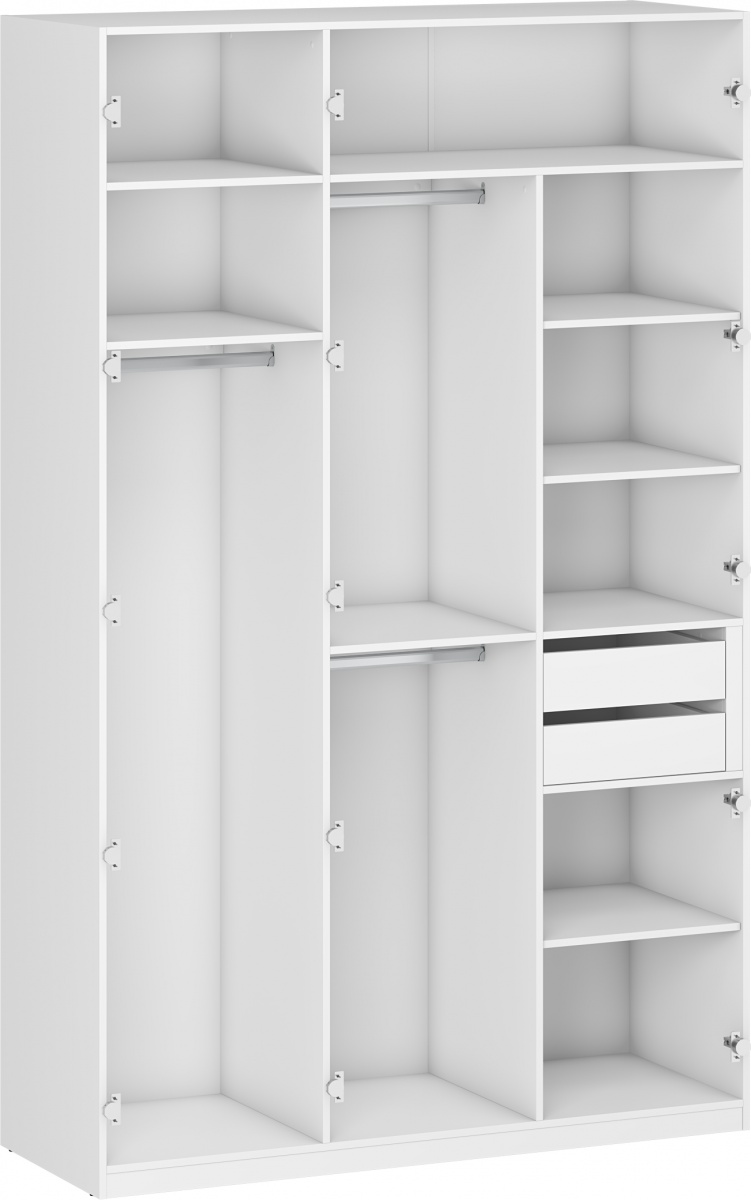 Корпус шкафа Грейд ш-к ФЛЕКС тип №7 1500х2380х540 мм белый — фото 1