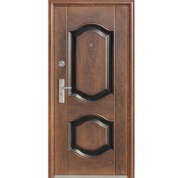 Дверь входная К550-2 дуб темный 2060x960мм правая