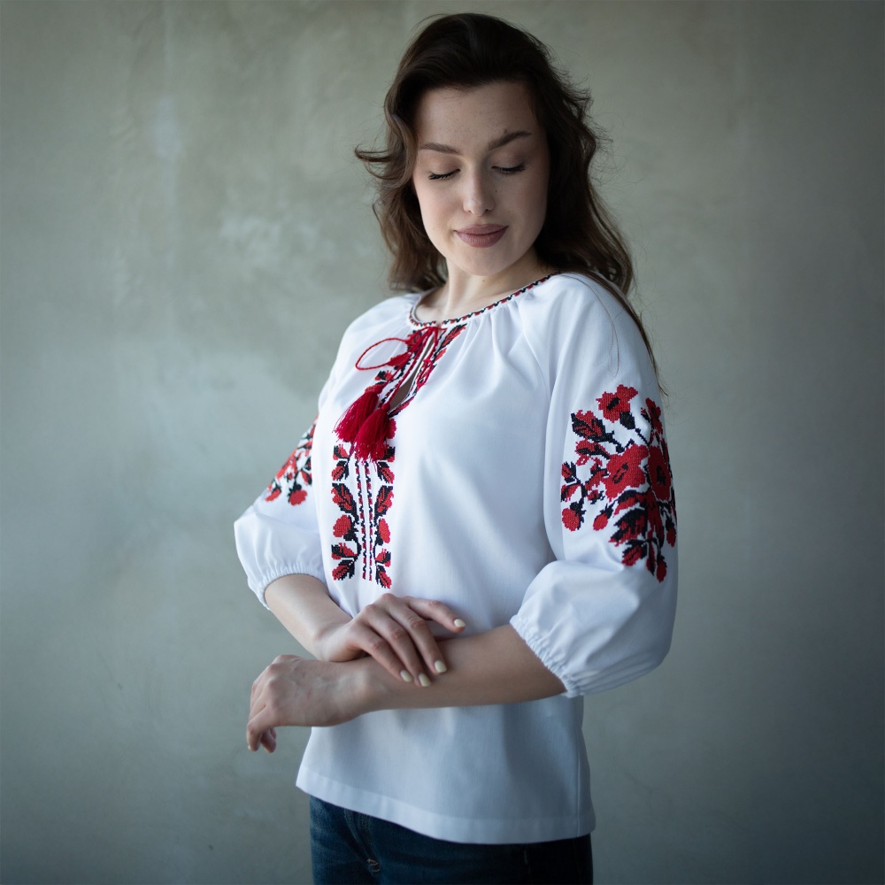 Вишиванка Едельвіка білий р. XL 115-25/09