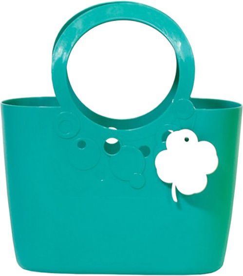 Кашпо пластиковое Prosperplast Lily фигурный 3,8л бирюзовый 