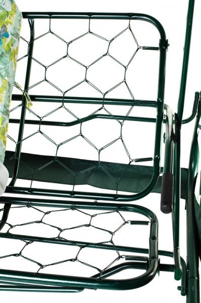 Гойдалка з навісом OLSA Турин Преміум зелений 