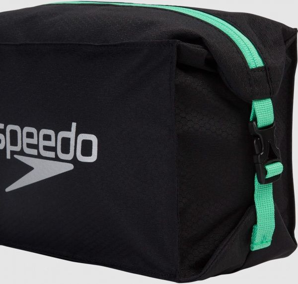 Спортивная сумка Speedo Pool side bag au AW2021 8-09191D712 5 л черный с зеленым