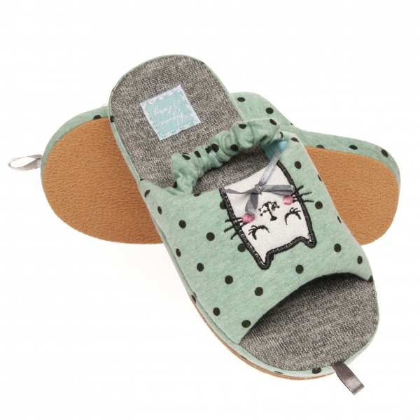 Капці дитячі для дівчинки Home Story р.29 м'ятний 210851-13 