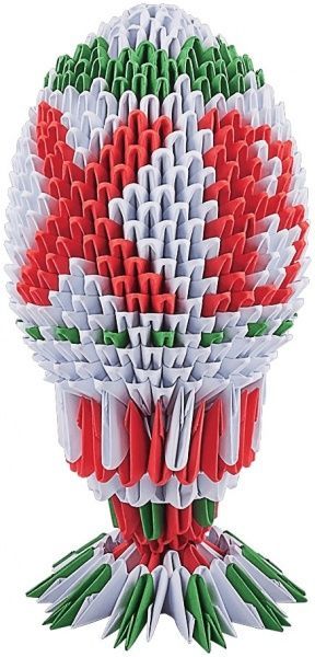 Модульне орігамі «Писанка на підставці»