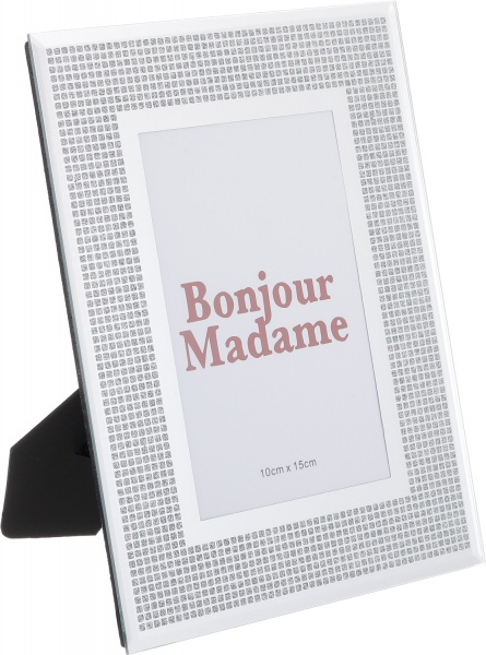 Рамка для фото Madame 1 фото 10x15 см серебряный 