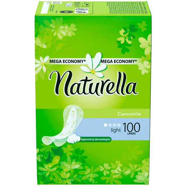Ежедневные прокладки Naturella Camomile Light Deo Duo 100 шт