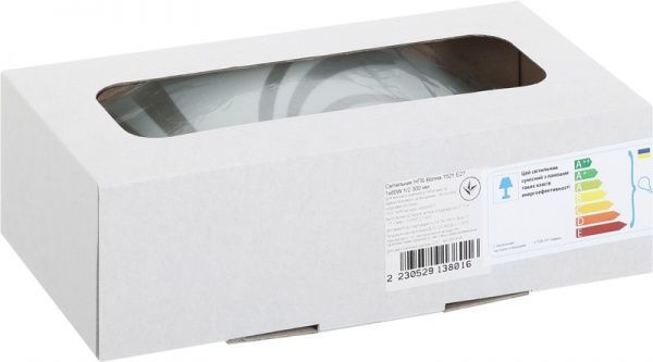 Светильник настенный УТ Сяйво НПБ Волна 1x60 Вт E27 белый 1521 