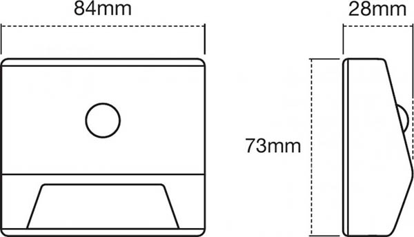Нічник Osram для східців із сенсором 0,25 Вт білий 