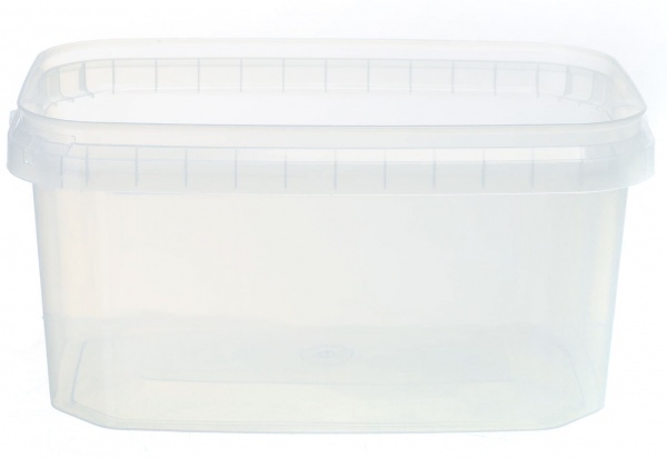 Ємність Poliplast прямокутний (харчовий пластик) 5 л прозорий 