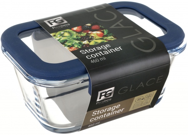 Контейнер для хранения Glace стеклянный 460 мл Flamberg Premium