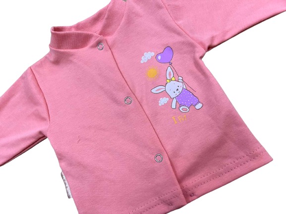 Кофта для девочки Bambinelli р.68 коралловый Кф301-4 