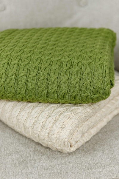 Плед Sweet home 130x170 см зеленый