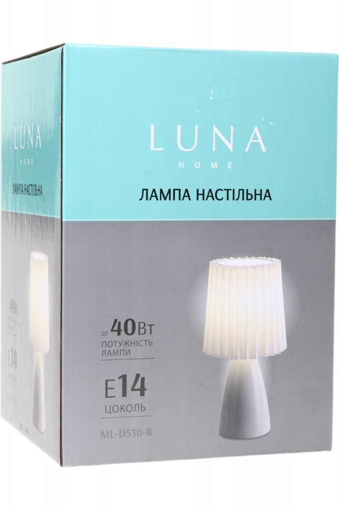 Настольная лампа Luna 40 Вт E14 бежевый ML-D530-B