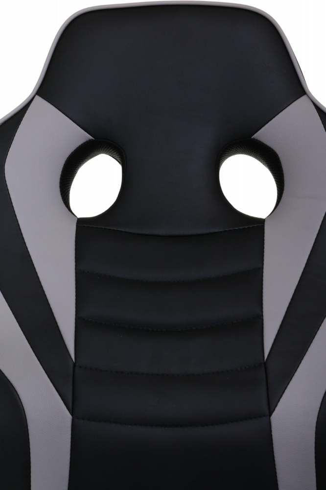 Кресло игровое Центр Меблів Идрис черно-серый