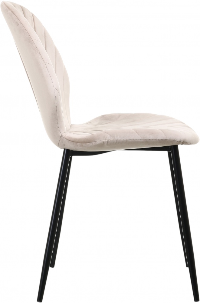 Стул обеденный Центр Меблів NIA 46х56,55х87 см (UF910-01) бежевый / черный