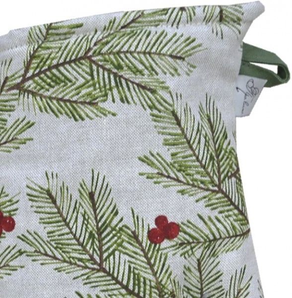 Прихватка-варежка Елка 16x33 см зеленый Прованс 