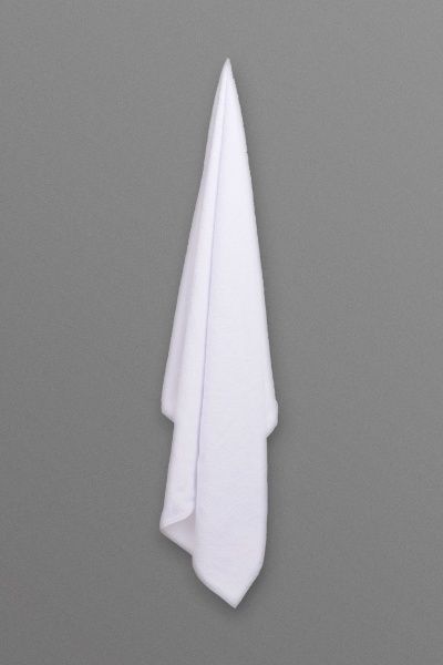 Полотенце махровое 100x150 см белый Рашид