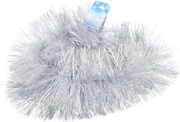 Дождик новогодний элит 15 2 м серебристый