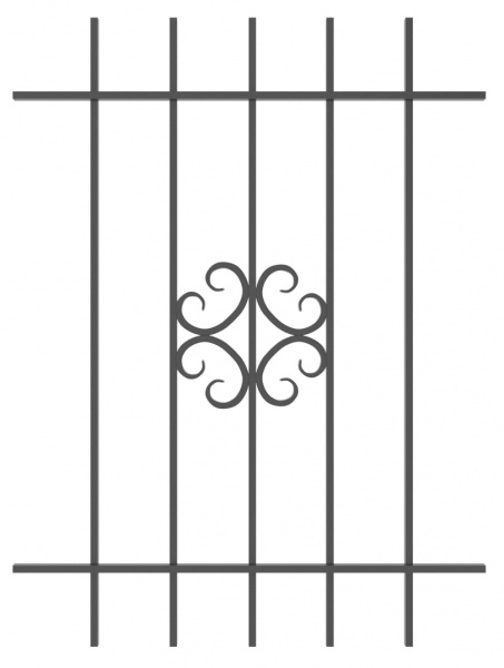 Решітка на вікно Укрітарм 900х1200 мм (303/2)