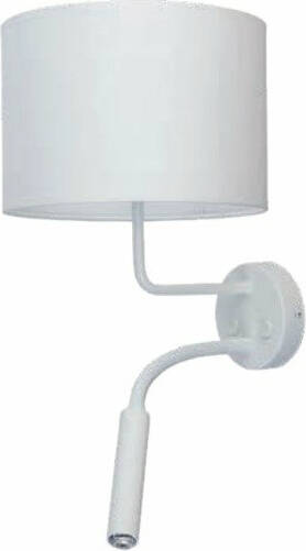 Бра Nowodvorski Hotel 1x60 Вт E27 білий 9073 