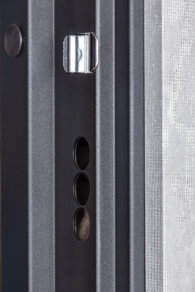 Дверь входная Булат К-8 (квадро) 540/249 wavestone grey / белый супермат 2050x850 мм левая