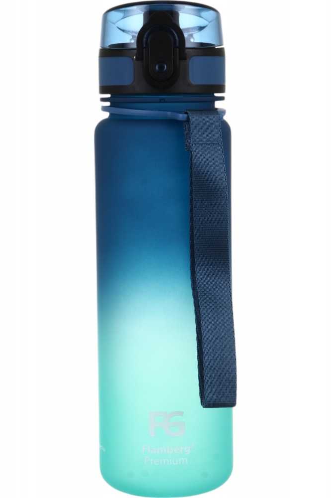 Пляшка для води Flamberg Premium Fusion 500 мл синій із блакитним