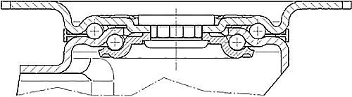 Колесо поворотное 3370 DRR 100 P62 TENTE 