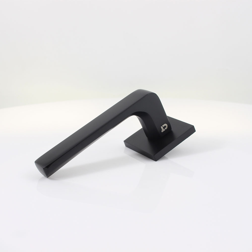 Ручка на розетці Comit Inferno матовий чорний