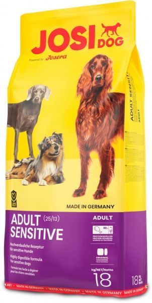 Корм Josera JosiDog Adult Sensitive для собак с чувствительным пищеварением 18 кг