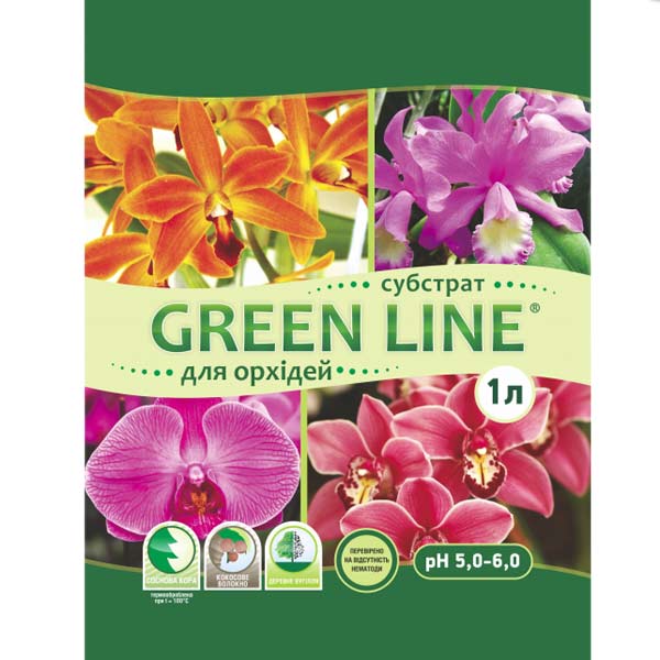 Субстрат Green Line для орхидей 1 л