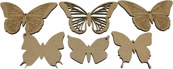 Набір основ для розпису та декорування Метелики 5 шт. Albero  