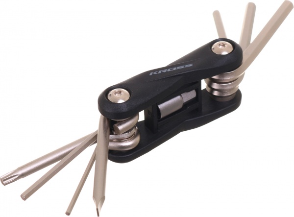 Мультитул велосипедный Kross T4CKU000162 Foolding Tool Smart 8 Function BK 