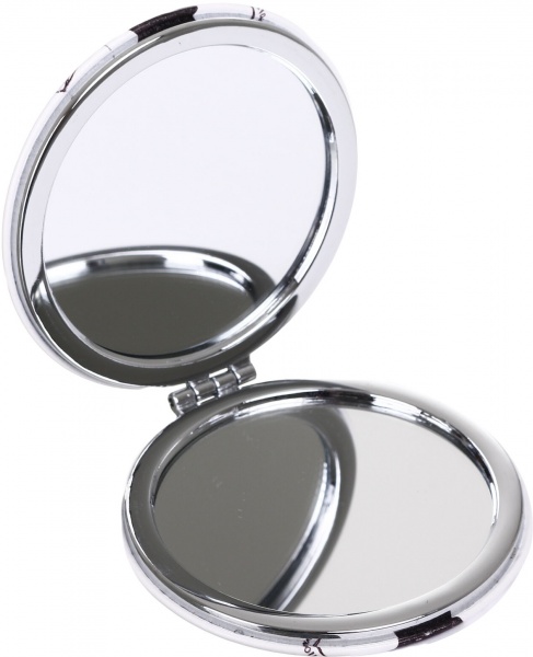 Зеркало карманное косметическое Лідер Канц Модница круглое 6 вариантов в ассортименте 