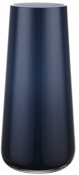 Ваза Wrzesniak Glassworks Maestro 34 см темно-синяя 