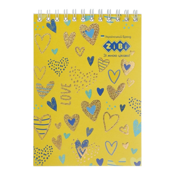 Блокнот Kids Line Patriot Hearts А6 40 листов ZiBi