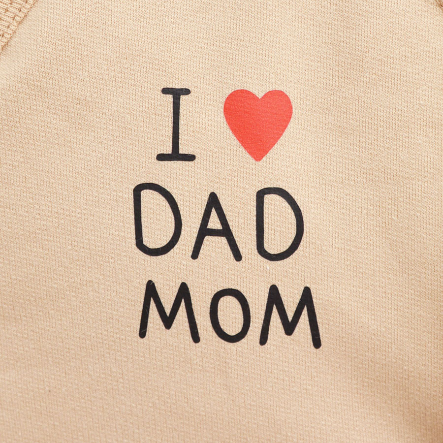 Комплект для новорожденных Blanka Люблю папу маму бежевый р.50-56 110911