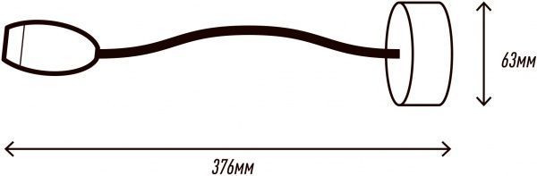 Подсветка декоративная Hopfen Flex SP-38 COB 1x6 Вт белый 